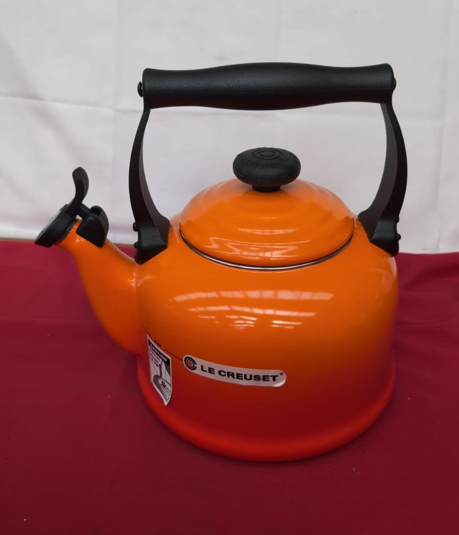 Traditional StoveTop Kettle w/Whistle, 2.1L(paint blemish/ lid  handle scuffed)