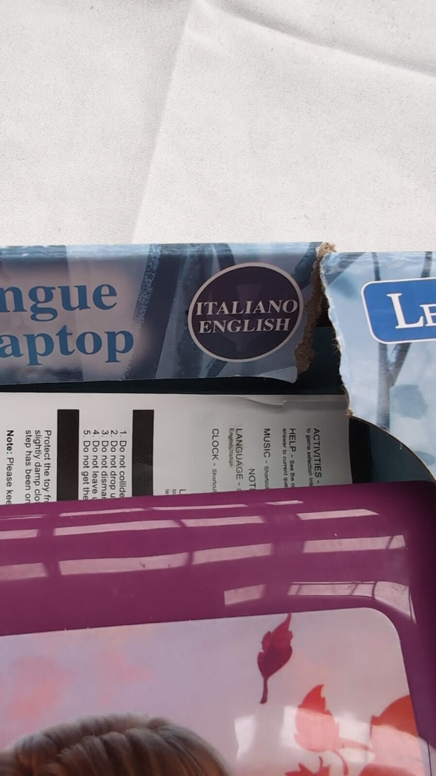 Lexibook, Frozen, Educational and Bilingual Laptop Arabic (packaging damaged)