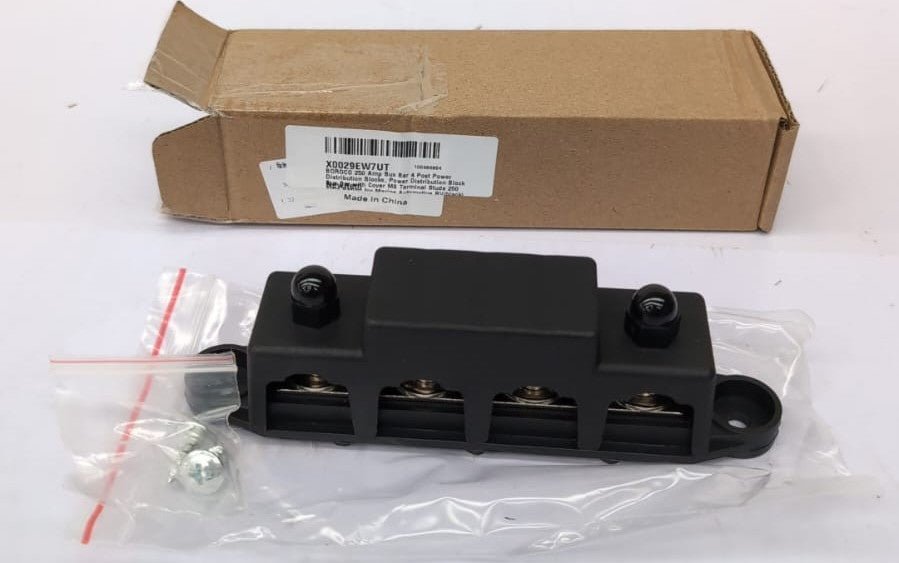 BOROCO 250 Amp bus bar 4 post power distribution blocks