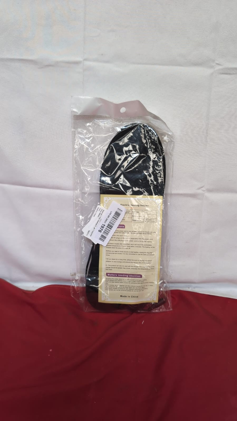 Beavorty Heated Insoles - 1 Pair Women's Heated Shoe Inserts, Fiber Battery