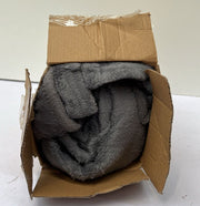 WAVVE Fleece Blanket Sofa Throw Grey 4ft x 5ft - Fluffy Soft (BOX DAMAGED)