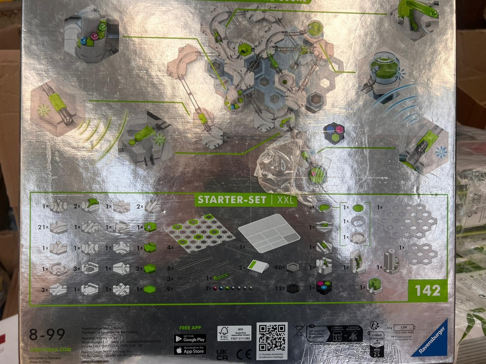 Ravensburger GraviTrax Power Starter Set XXL - Marble Run, STEM, Building