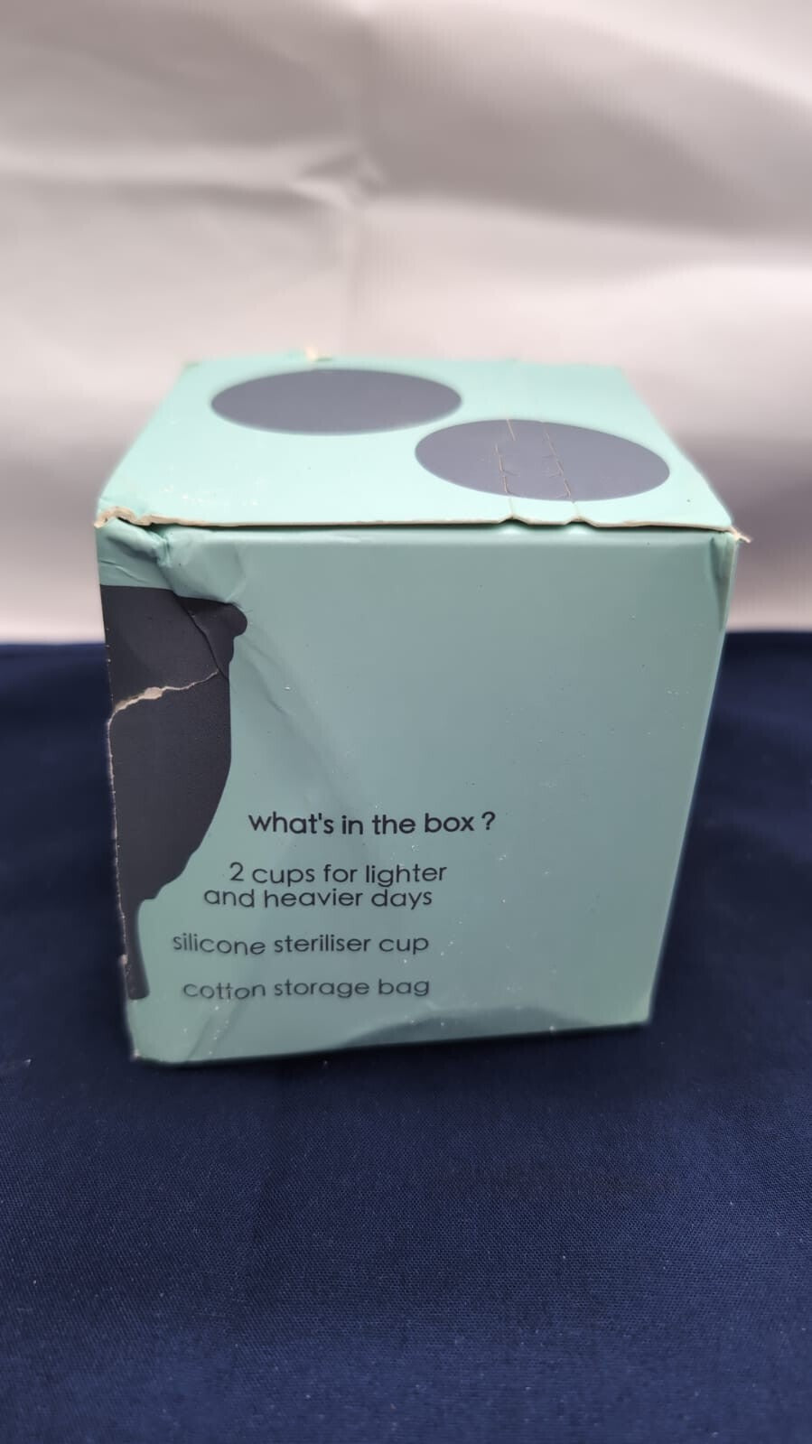Menstrual Cups with Steriliser (Packaging Damaged)