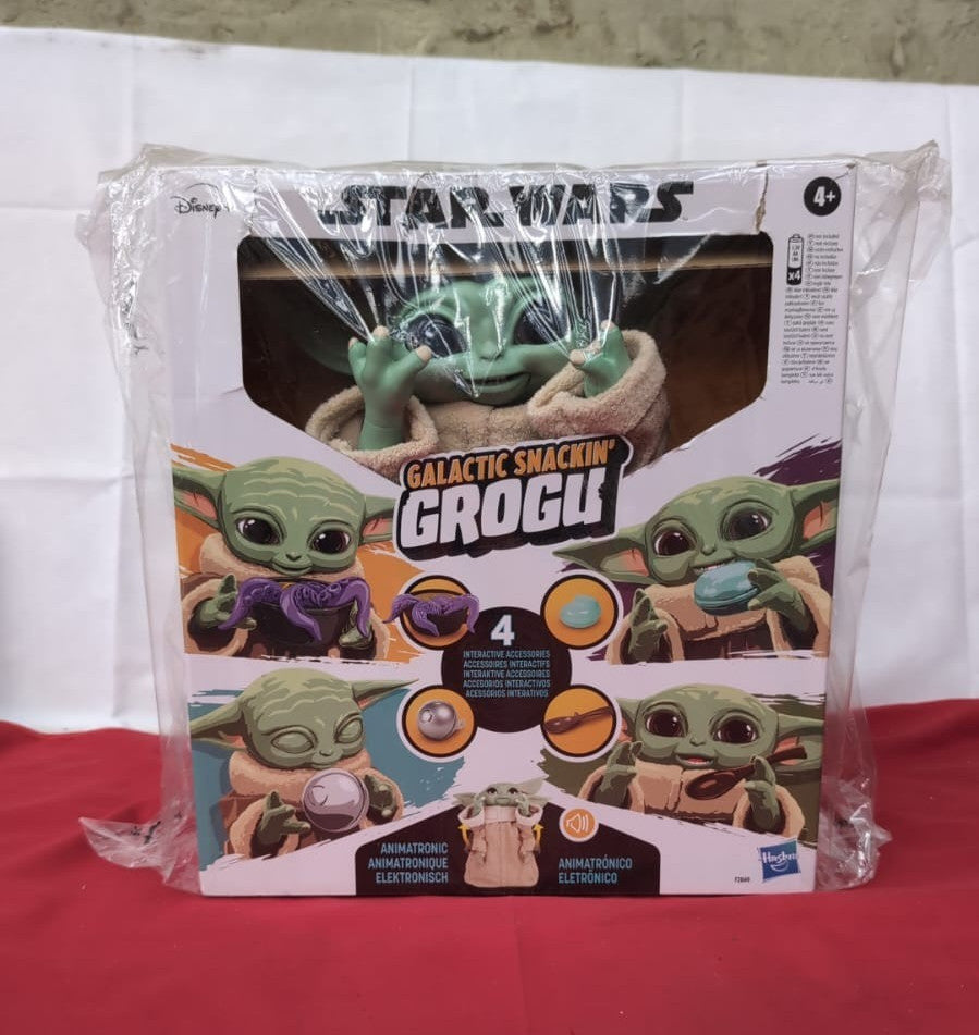 Star Wars Galactic Snackin’ Grogu,Animatronic Toy (BOX DAMAGED)