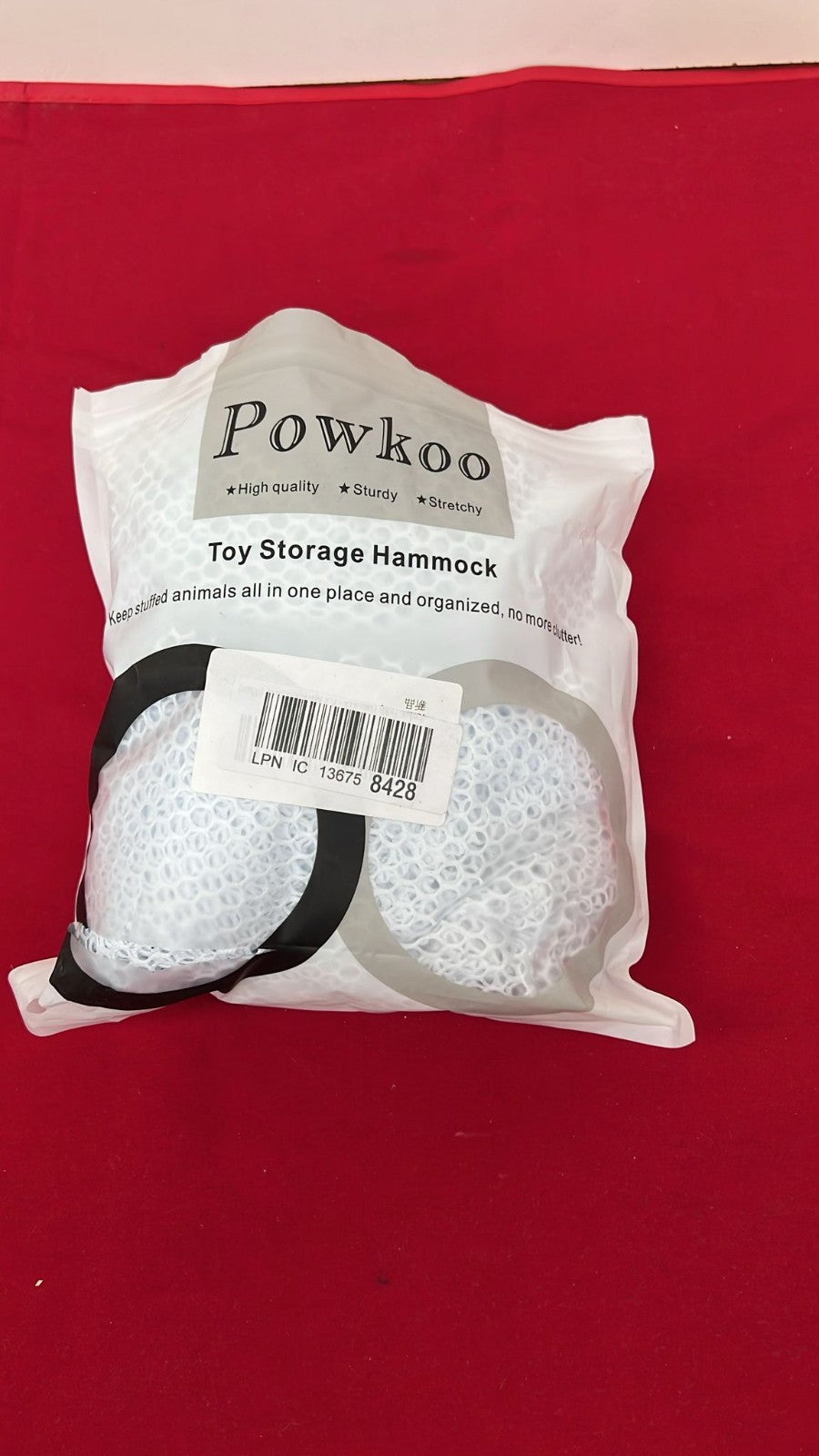 Powkoo Teddy Hammock Toy Storage for Stuffed Animals Soft Toy Storage Hanging