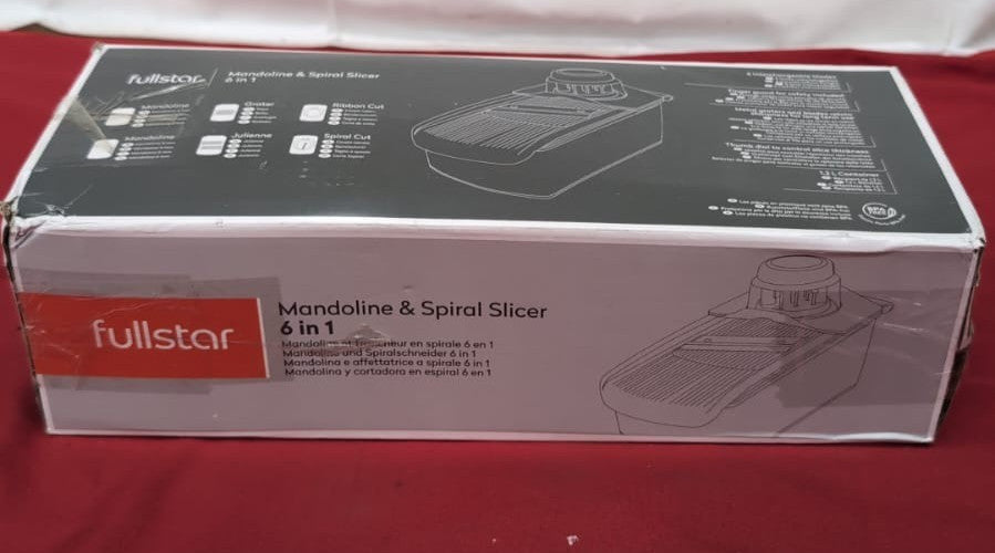 Mandoline Slicer, Vegetable 6 in 1 Multi-Function Food Slicer (BOX DAMAGED)