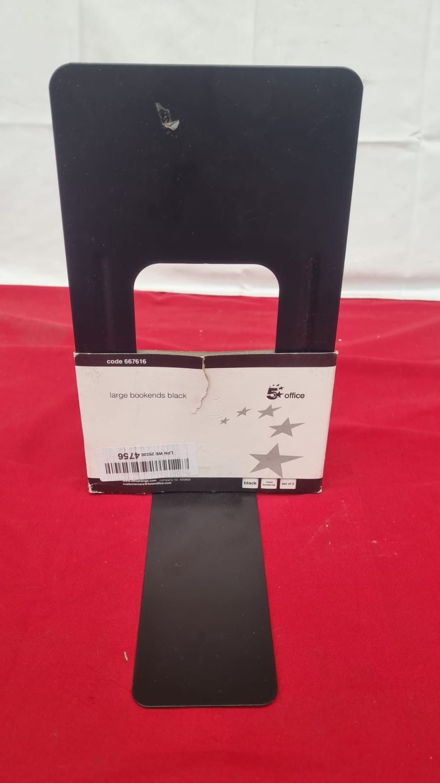 Giant Bookends - Anthracite V53070