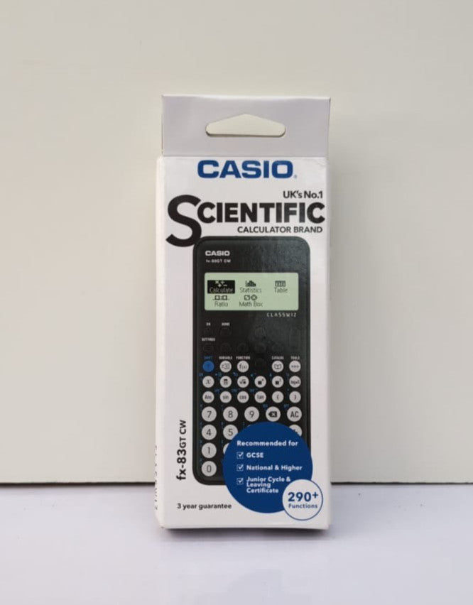 Casio fx-83GTCW Black Scientific Calculator (Packaging Damaged)