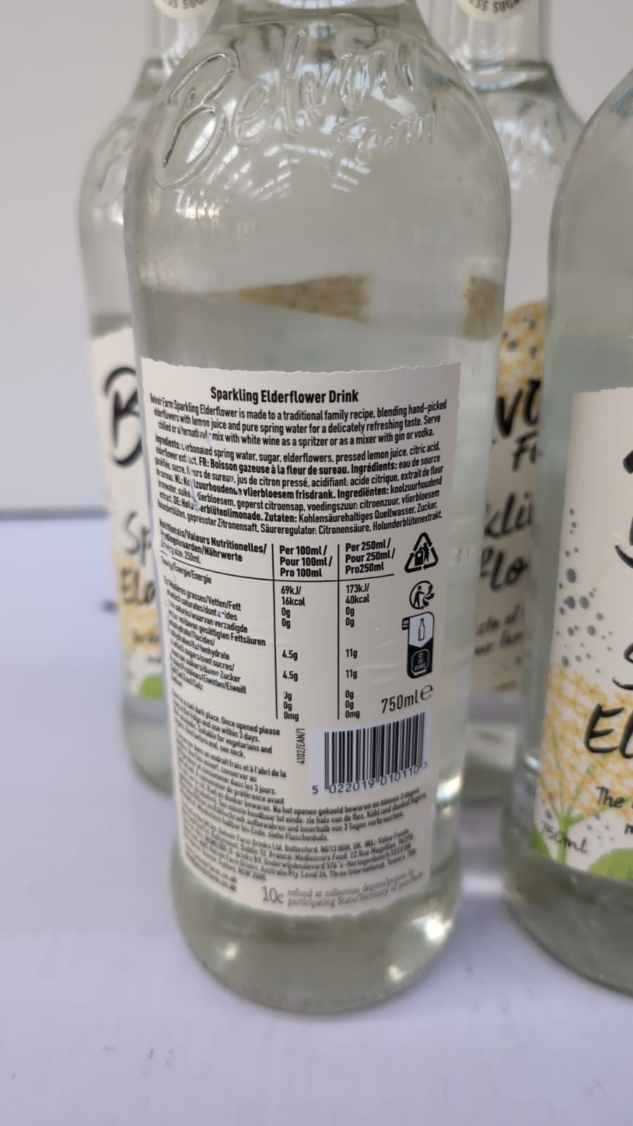 Belvoir Farm Fruit Elderflower Presse, 750ml (Pack of 5)