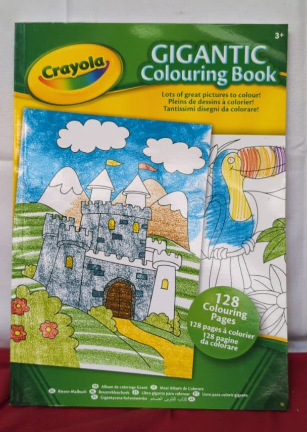 CRAYOLA Gigantic Colouring Book 128 A4 Pages of Fun Ideal for Kid