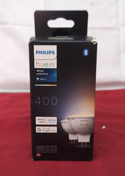 Philips Hue LED Smart Light spot - White Light 2 Pack (BOX DAMAGED)