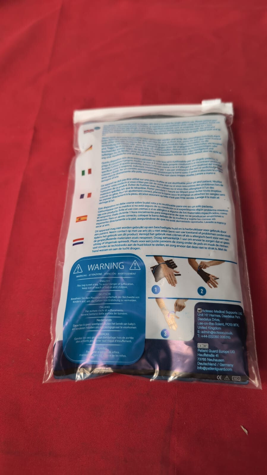 Breathable Wrist Support Brace Splint - Ideal for Carpal Tunnel, Sprains, black