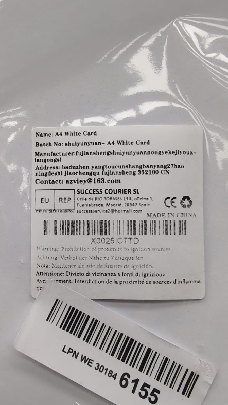 White Card, A4 Card 250GSM Thick Card Stock for Cards Making, 25Pack