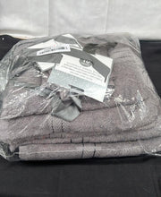 10 Piece Egyptian Cotton Towel Set Bath Bale Set Grey(PACKAGING DAMAGED)