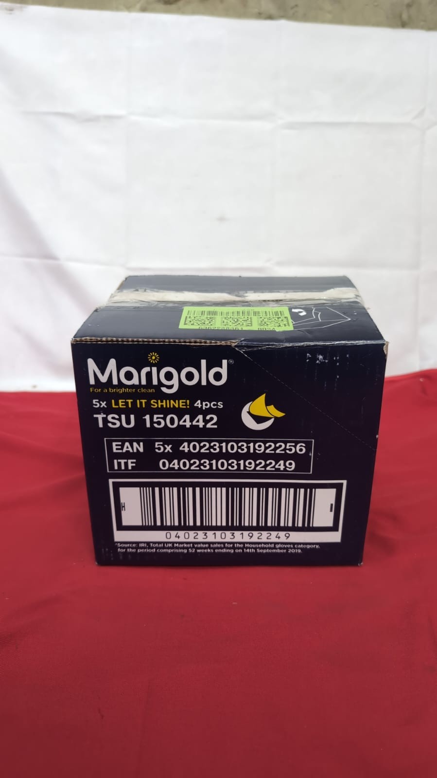 Marigold  Extra Thick Microfibre Cloths, 5 Packs (packaging opened and damaged)