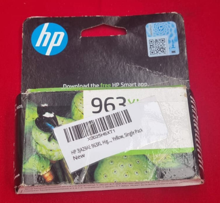 HP 3JA29AE 963XL High Yield Original Ink Cartridge, Yellow, Single Pack
