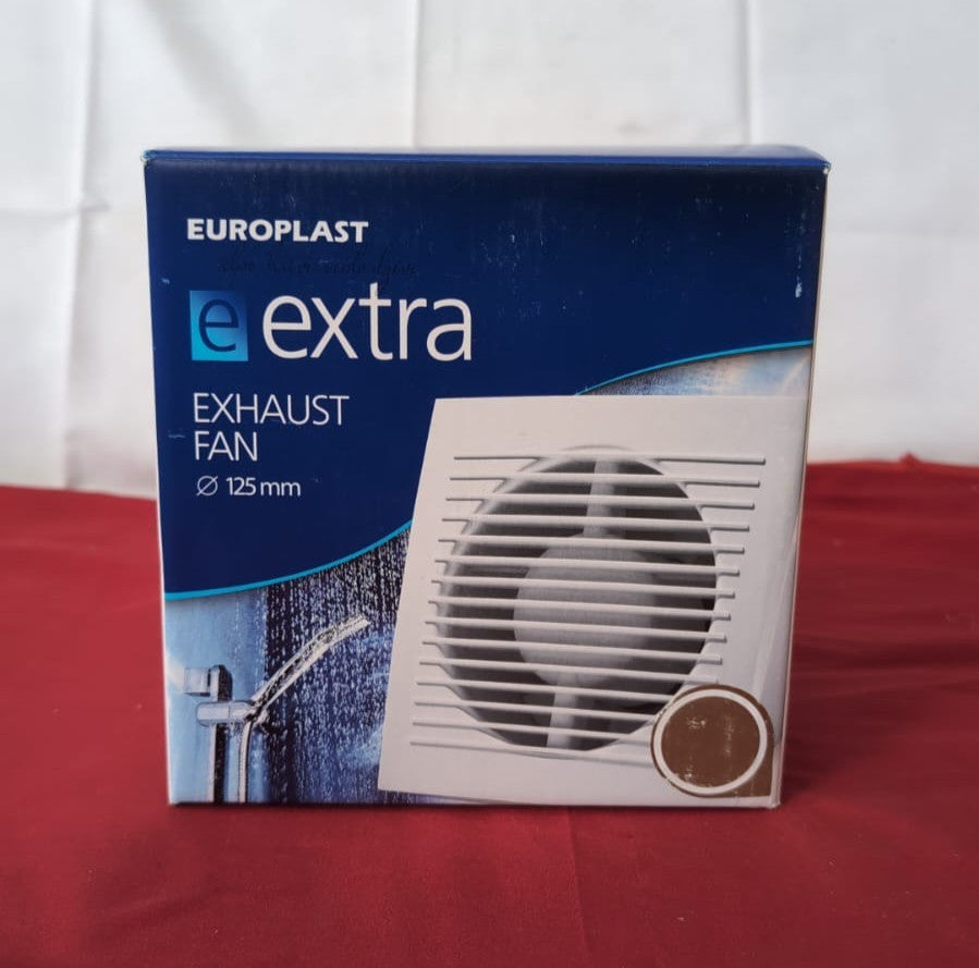EUROPLAST Extractor Fan - Extractor fan Kitchen, Bathroom,  125mm( box damaged)