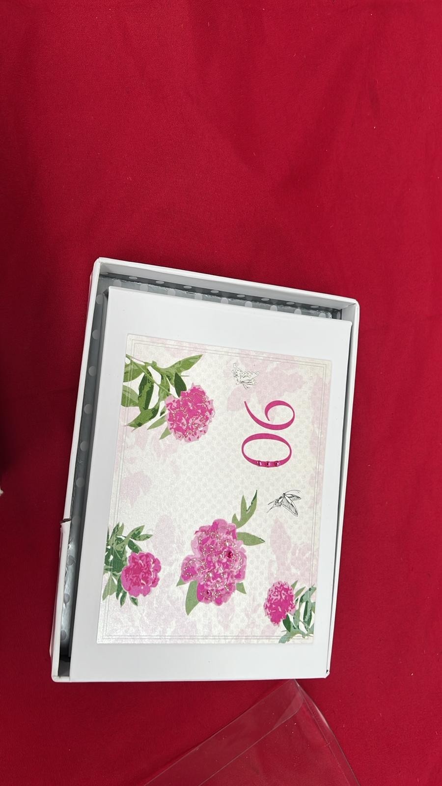 WHITE COTTON CARDS PHOTO ALBUM, Card, Plastic, 90th Birthday