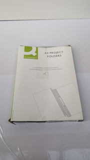 Q-Connect A4 Project Folder - Red Pack of 25(packaging damaged)