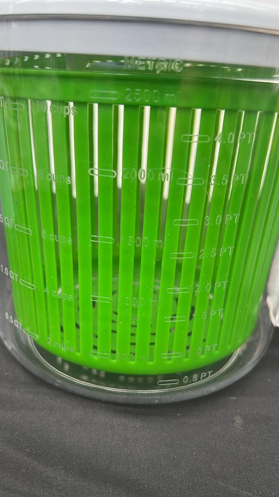 Single Serve Small Salad Spinner - Mini Prep Lettuce Spinner and Dryer
