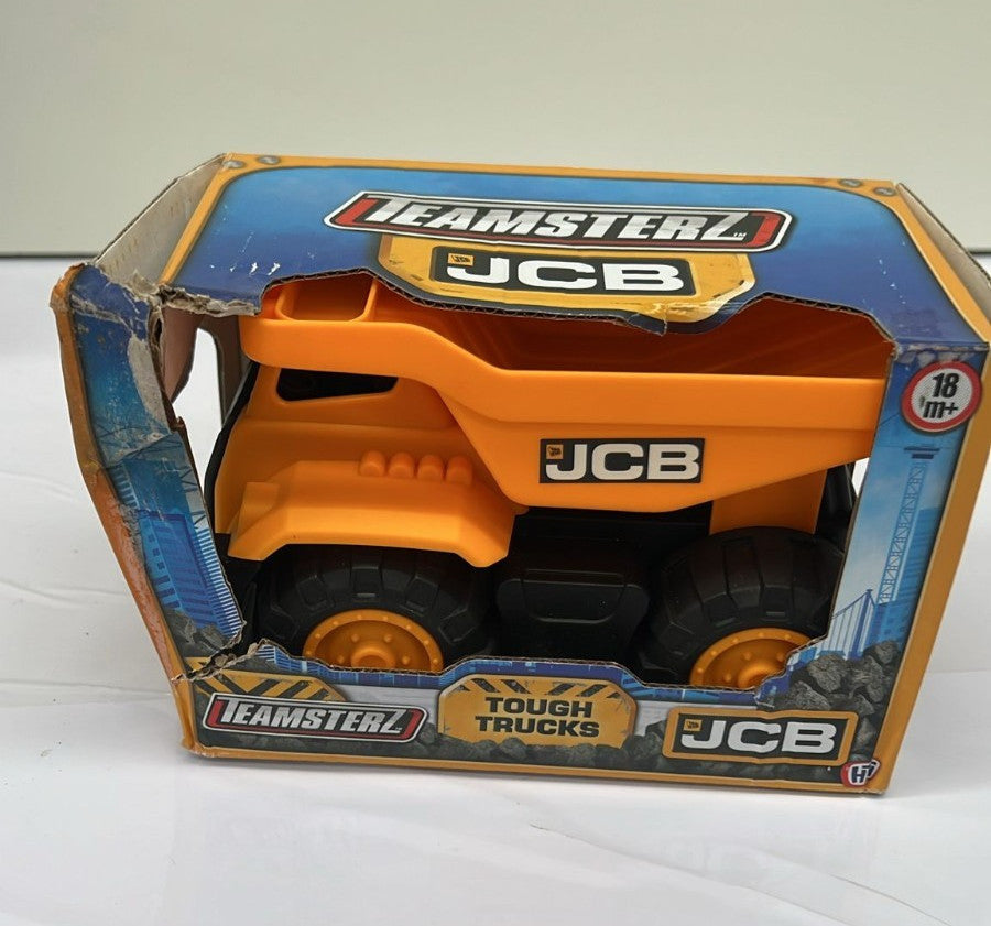 JCB 7-Inch Dump Truck Toy | Yellow Construction Vehicle for Kids(BOX DAMAGED)
