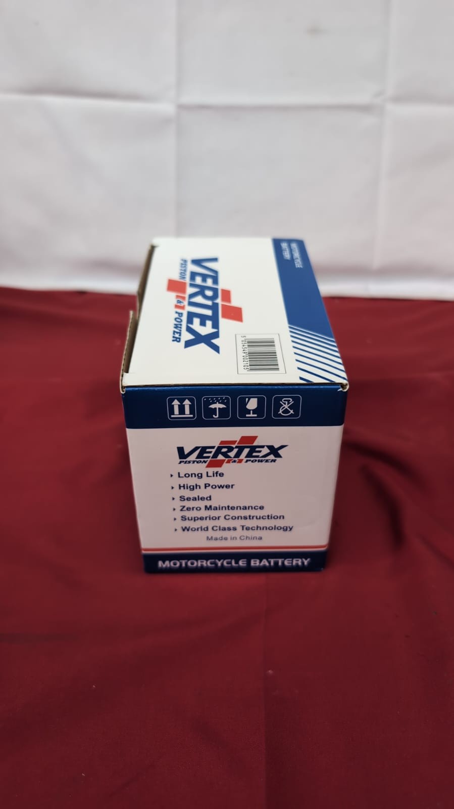 Vertex VP12-A-4 Sealed AGM Motorcycle/Powersport Battery, 12V, 10Ah