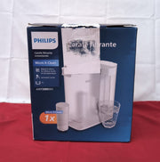 PHILIPS GoZero Next-gen Instant Water Filter Pitcher, (box damaged no filter )