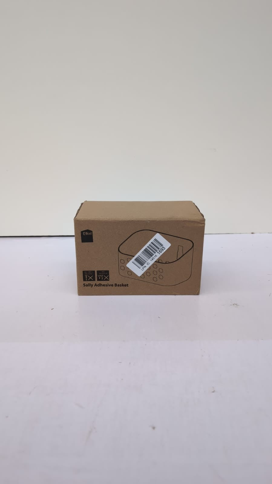 Ettori Shower Caddy,Small Shower Basket,Wall Mounted No Drilling Adhesive