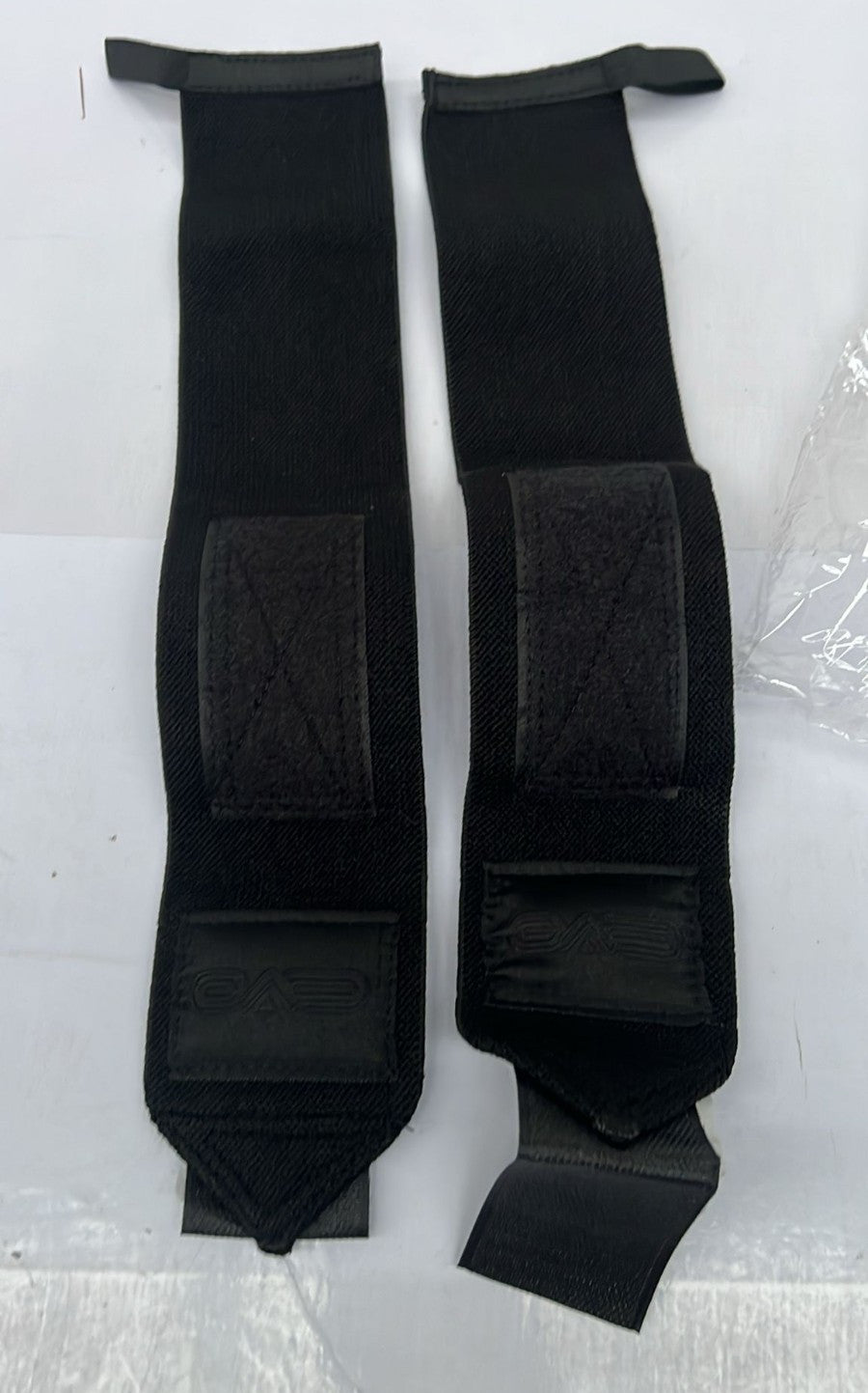 EVO Fitness Pair of 18” Deep Black Weight Lifting Wrist Wraps Support