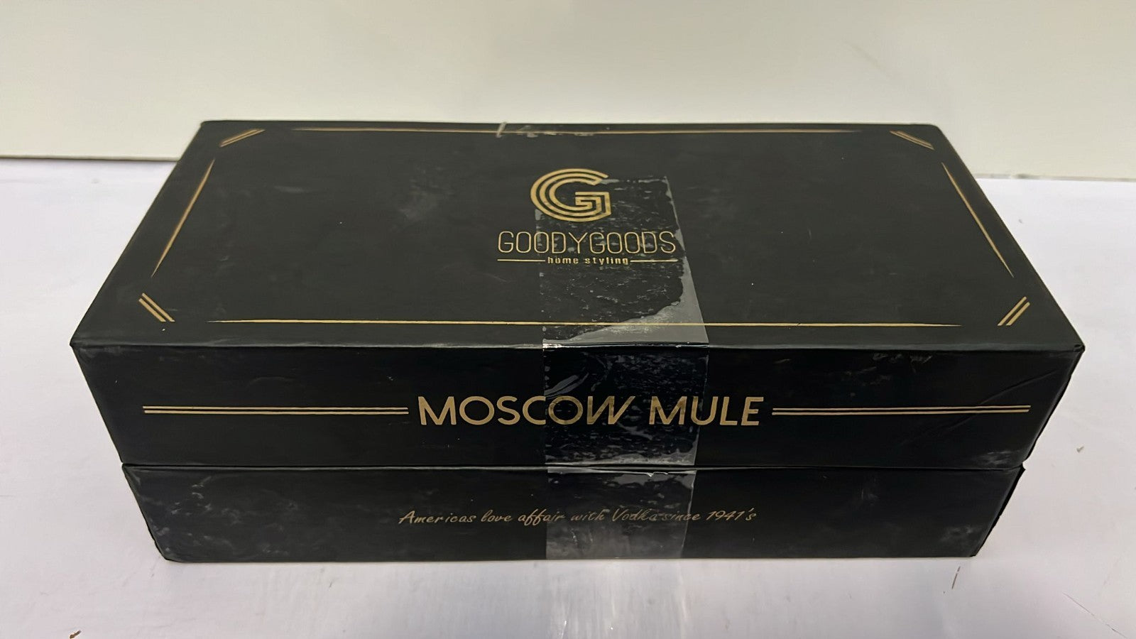G GOODYGOODS Moscow Mule Copper Mugs: 2 (BOX DAMAGED)
