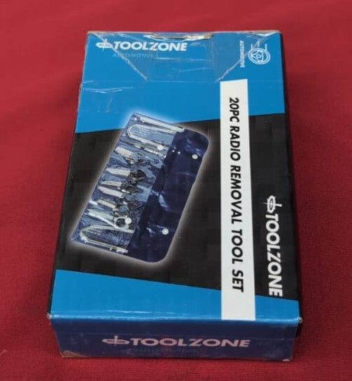 toolzone AU041 Car CD Radio Stereo Removal Key ToolSet Black 20Pcs (box damaged)