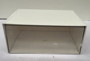 Desktop Drawer Organizer, Stackable Storage Drawers, Plastic White Desk