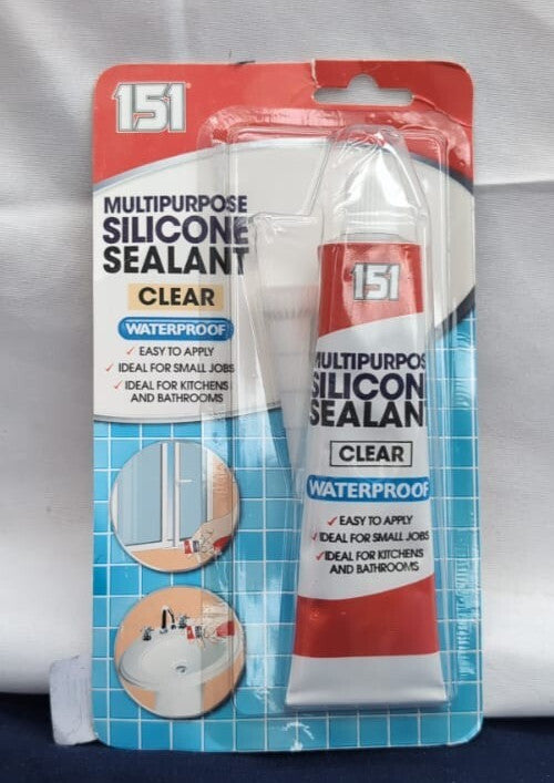 Silicon SEALANT Clear Tube 70G (packaging damaged)