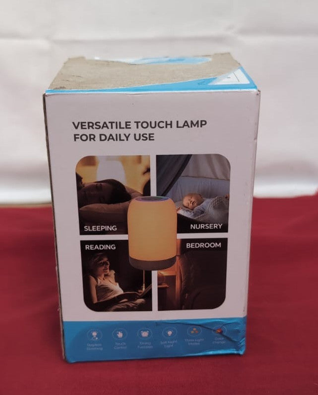 UPXNBOR Night Light,LED Touch Bedside Table Lamp w/Dimmable Light(box damaged)