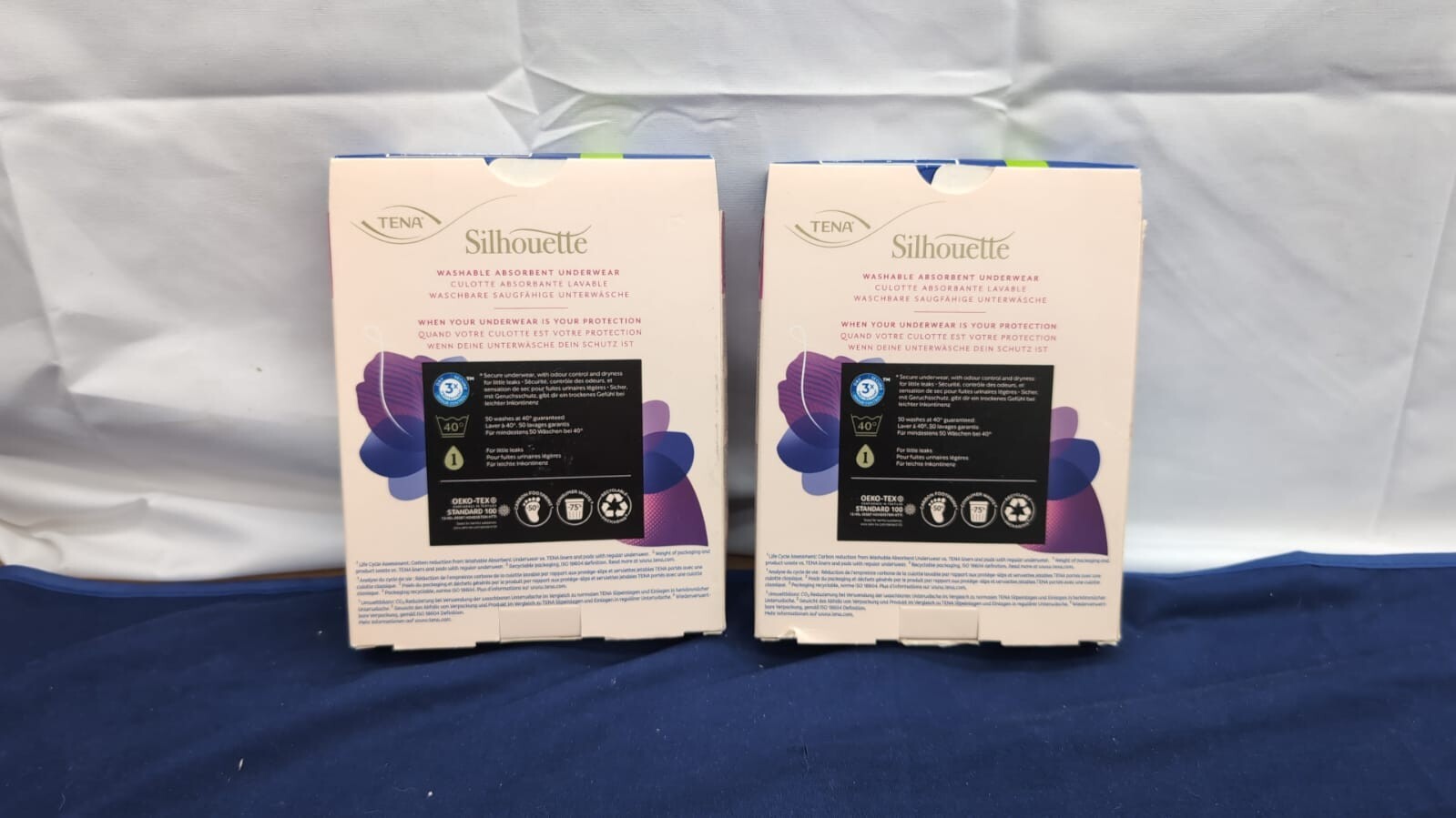 TENA Silhouette, Women's Washable Incontinence Pants, Soft and Stretchy (2 pack)