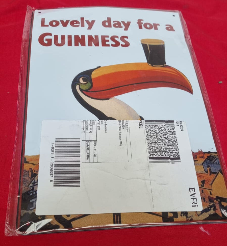 Guinness Toucan Weathervane Metal Sign