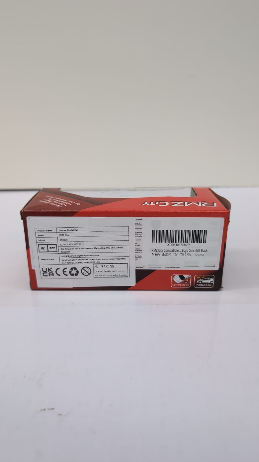 RMZ City BMW M550i Car Model 1:36 Diecasting Alloy Toy Car, (box damaged)