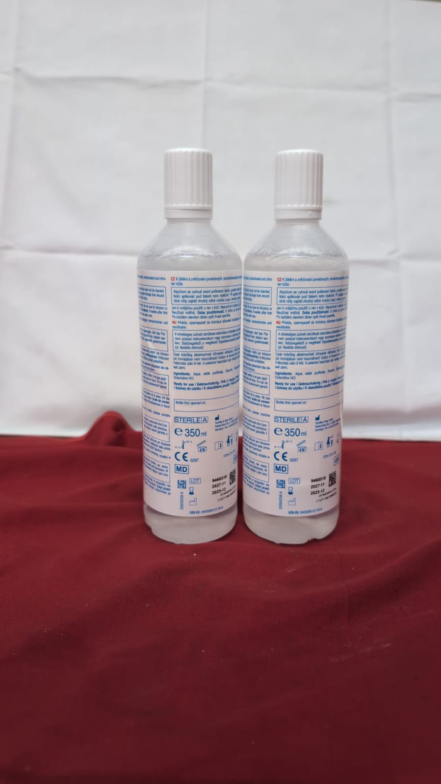 octenilin® Wound Rinse Solution, Wound Cleaning, 350 ml (2 pack - boxes missing)