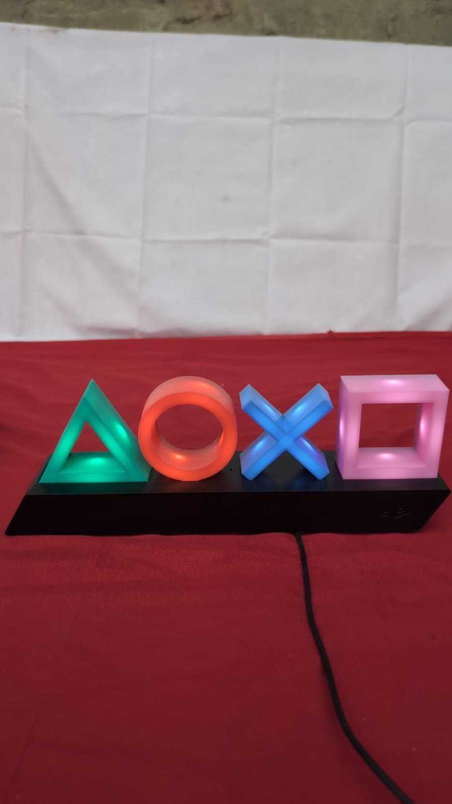 PlayStation Icons Light with 3 Light Modes - Sound Reactive, (small chip)