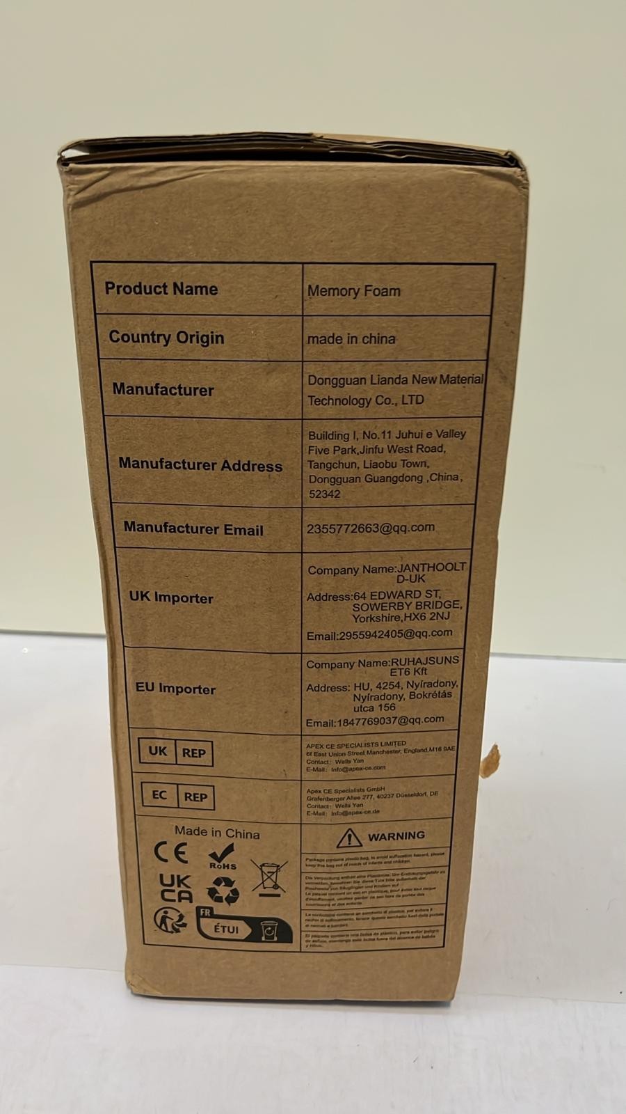 Memory Foam Pillows – Adjustable and Washable