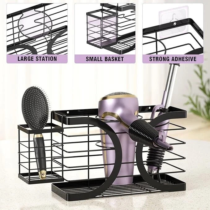 Hair Dryer Holder Station Hair Tools Storage Rack