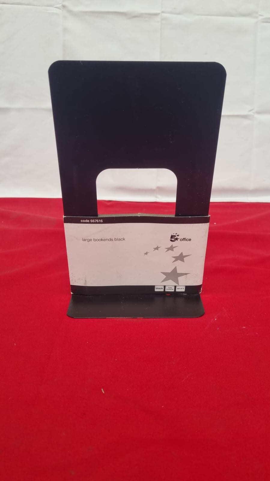 Giant Bookends - Anthracite V53070