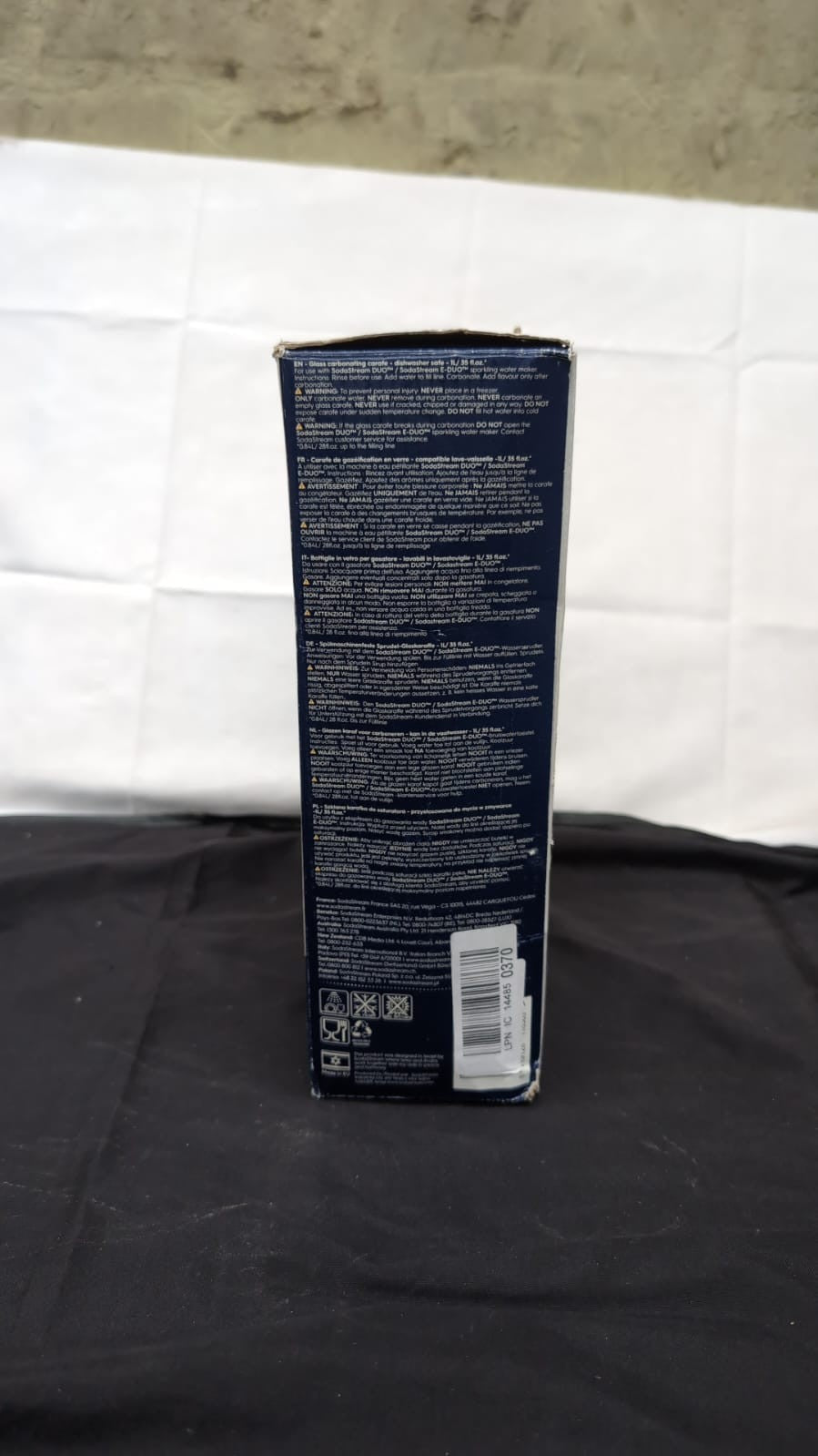 SodaStream Bipack 1 lLglass bottles compatible with Duo 2x1L carbonator, (USED)