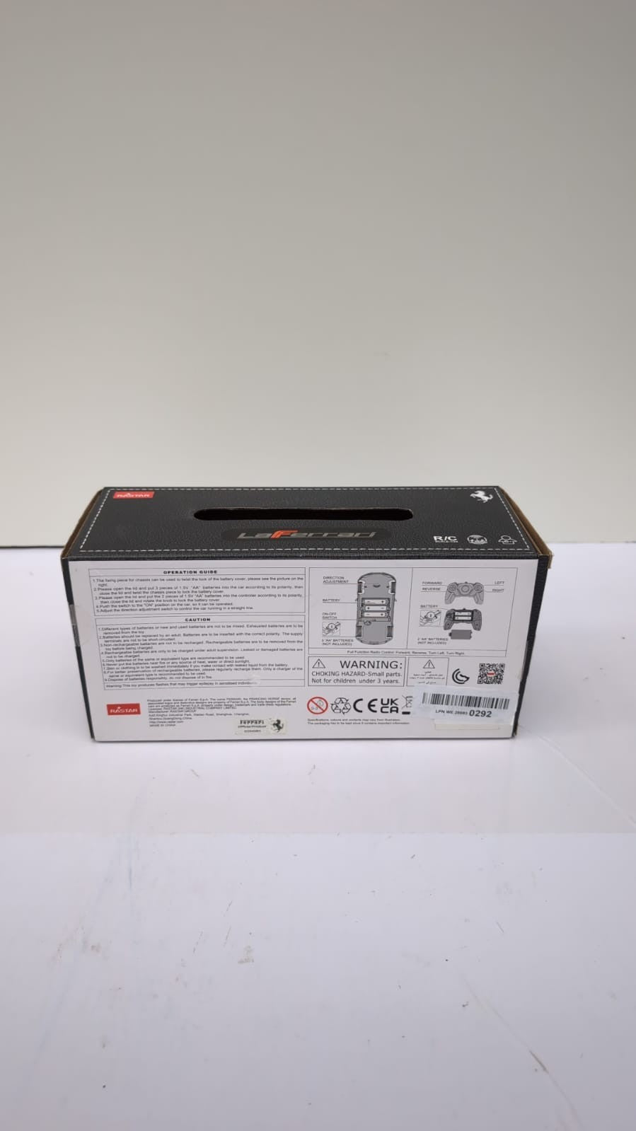 RASTAR La Ferrari Remote Control Car, 1:24 Ferrari RC Car for Kids, Red(USED)