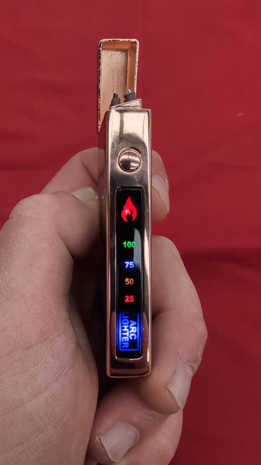 Custom Personalized Cool Lighter Electric Gift Windproof USB Rechargeable