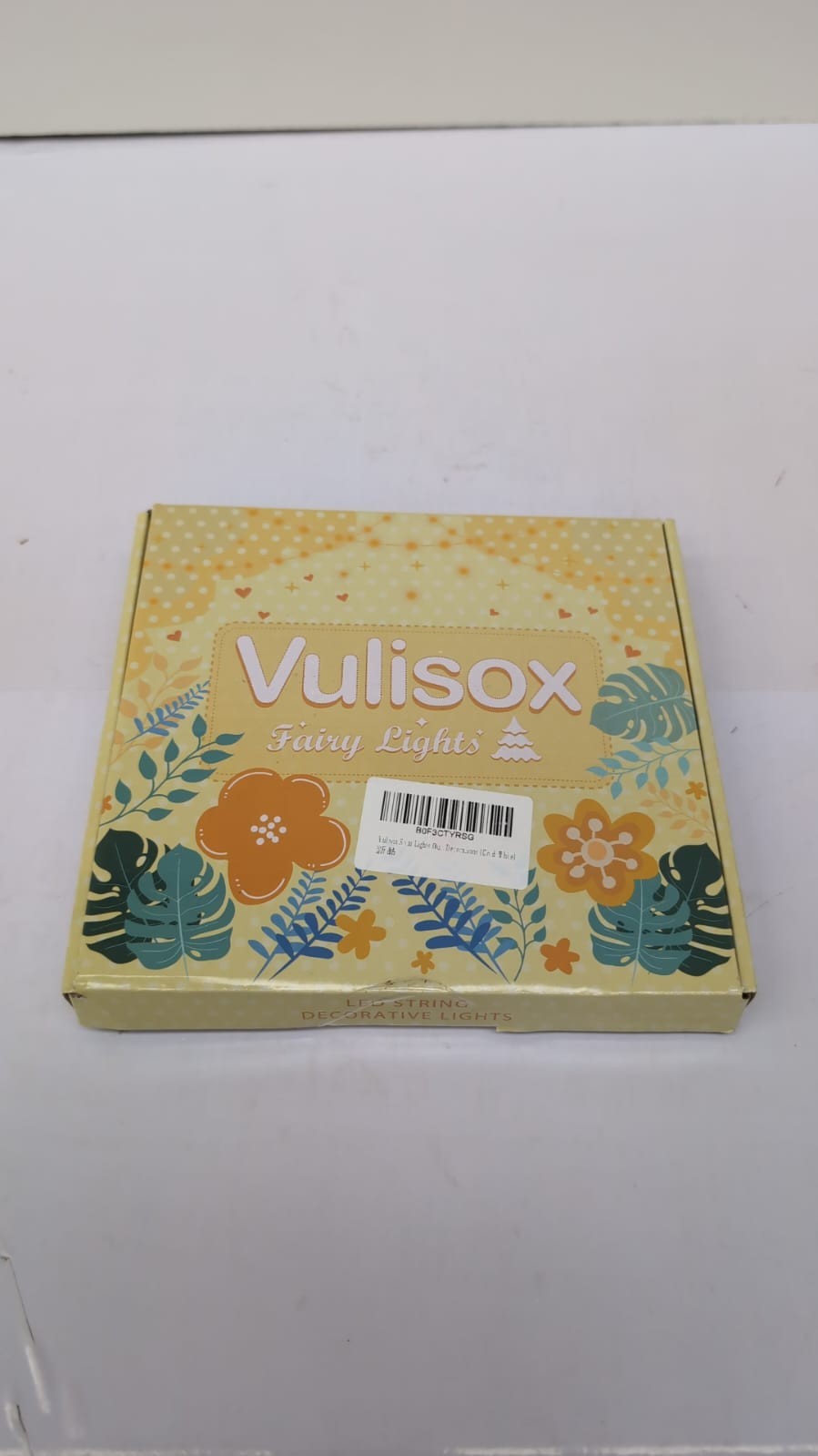 Vulisox Solar String Lights Outdoor, Waterproof, 2Pack ,Cold White(BOX DAMAGED)