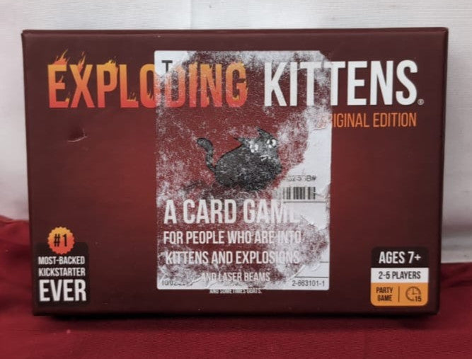 Exploding Kittens Original Edition Collectible Hilarious Card Game for Family