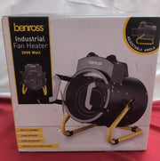 Benross 42450 3000W Industrial Fan Heater/Adjustable Thermostatic (box damaged)