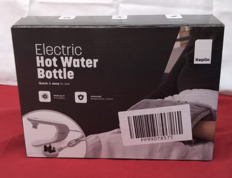 KEPLIN Rechargeable Electric Hot Water Bottle Soft & Cosy (packaging damaged)