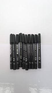 10 Pcs Fine Point Black Permanent Marker Pens, Marker Pen Quick Drying